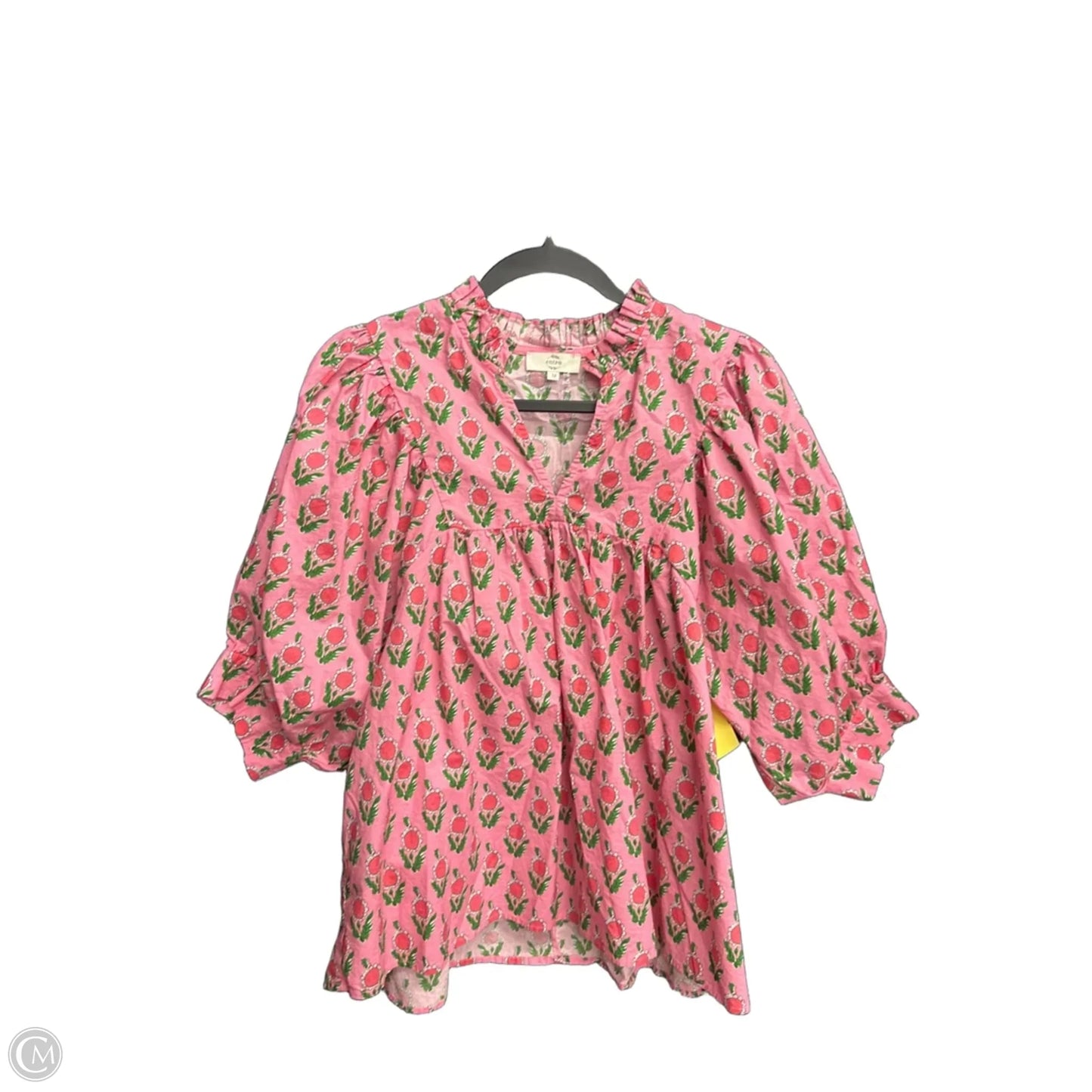 Top Short Sleeve By Entro In Floral Print, Size: M