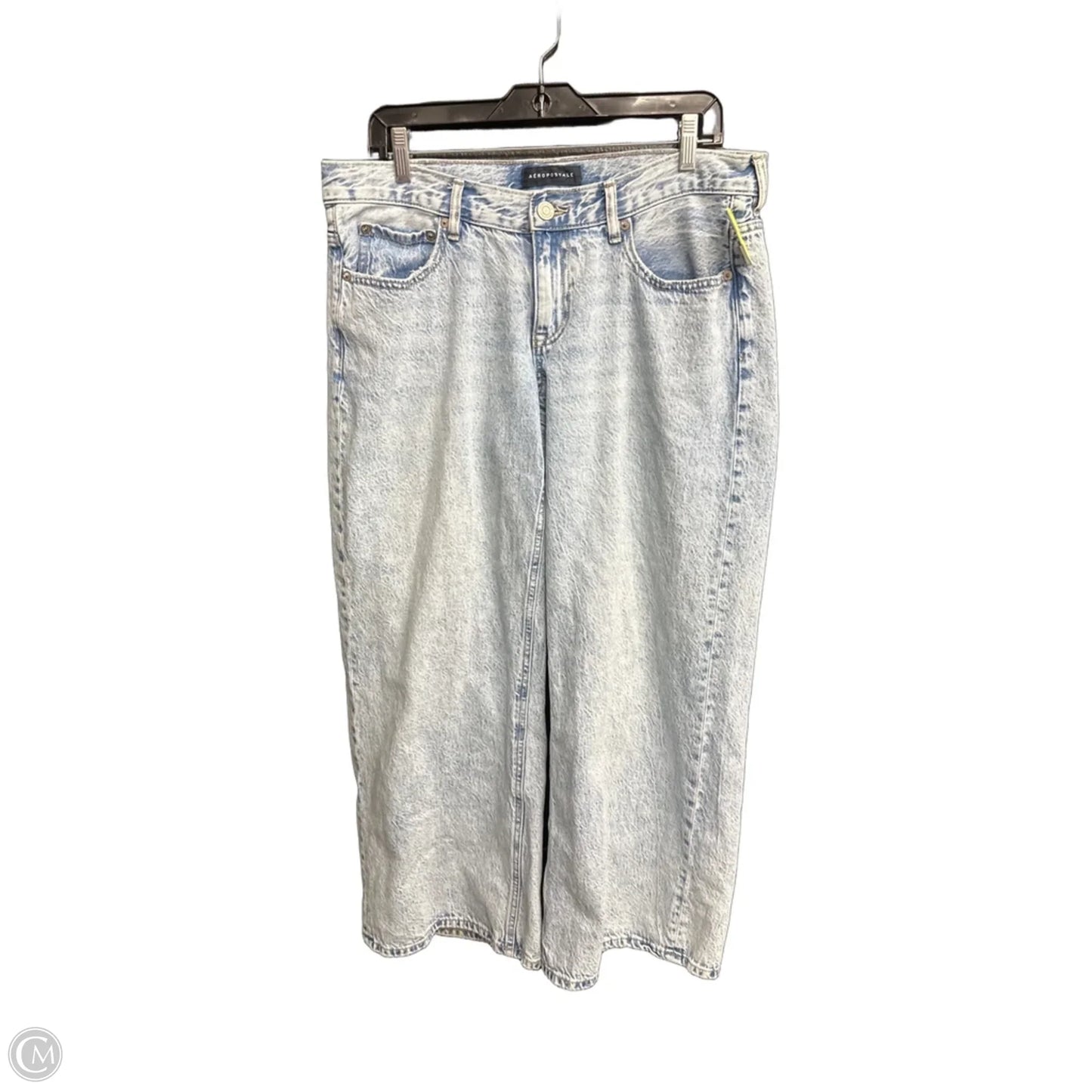 Jeans Wide Leg By Aeropostale In Blue Denim, Size: 12