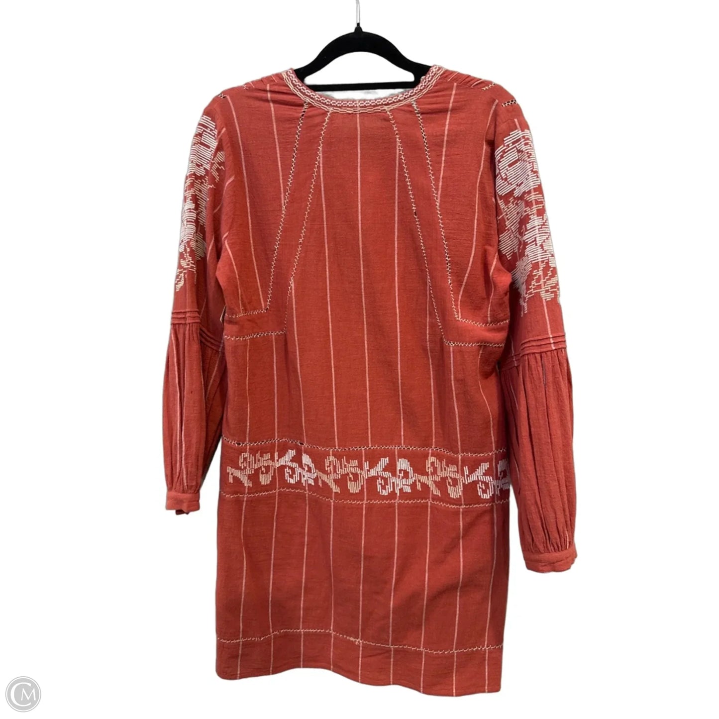 Dress Casual Short By Ulla Johnson In Red & White, Size: S