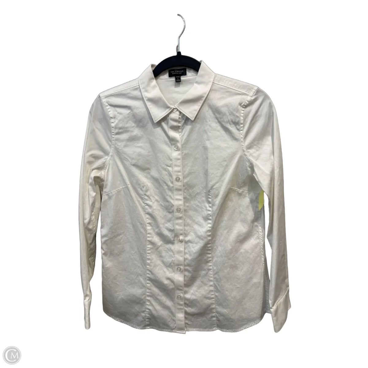 Top Long Sleeve By Limited In White, Size: Lp