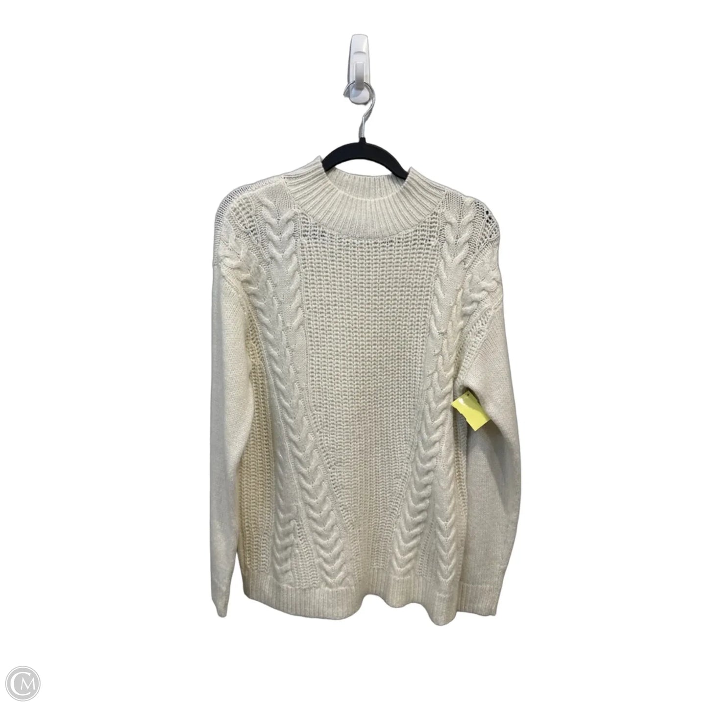 Sweater By Simply Vera In Cream, Size: M