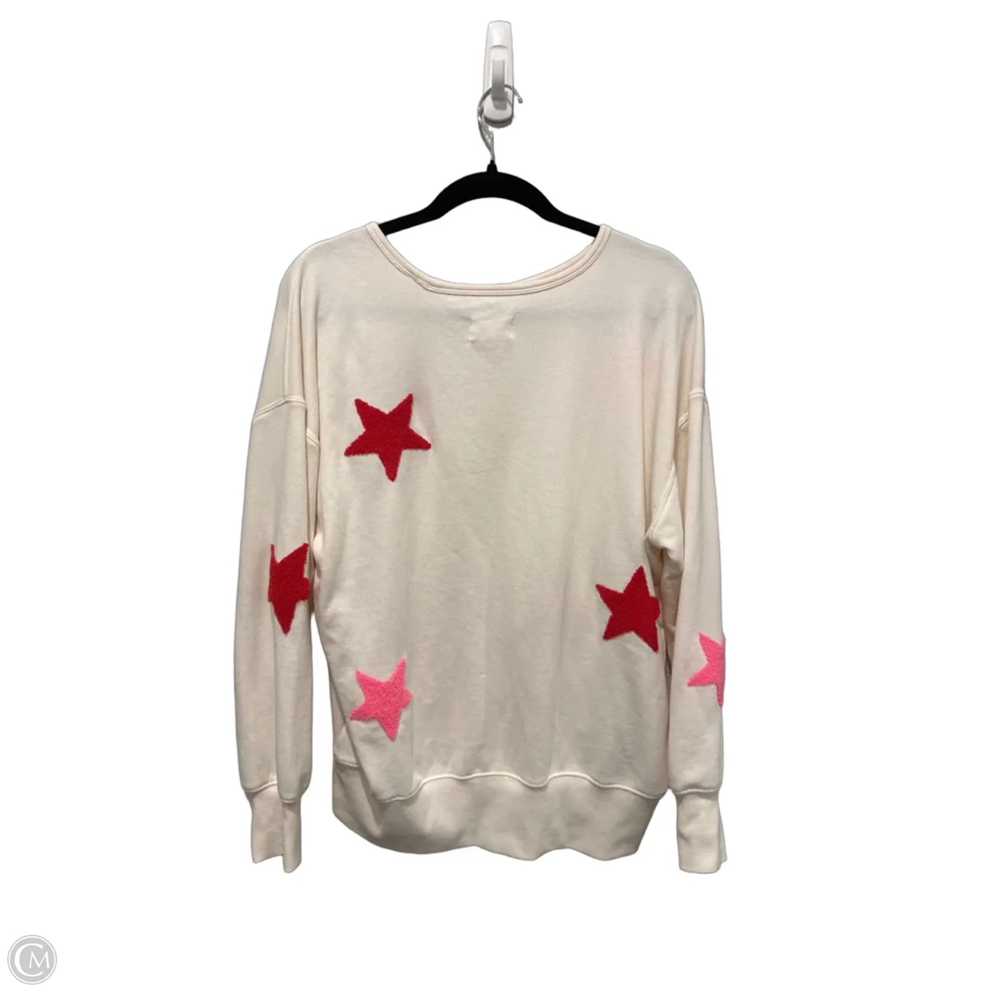 Top Long Sleeve By Lou And Grey In Cream, Size: M