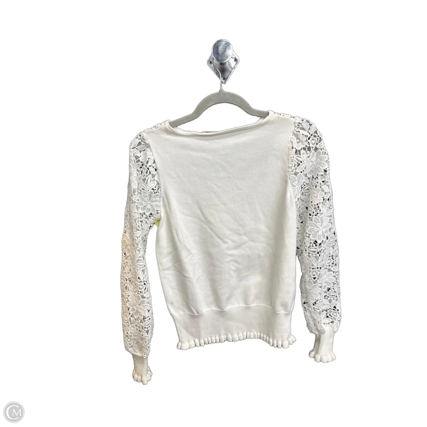 Top Long Sleeve By Philosophy In White, Size: Xs