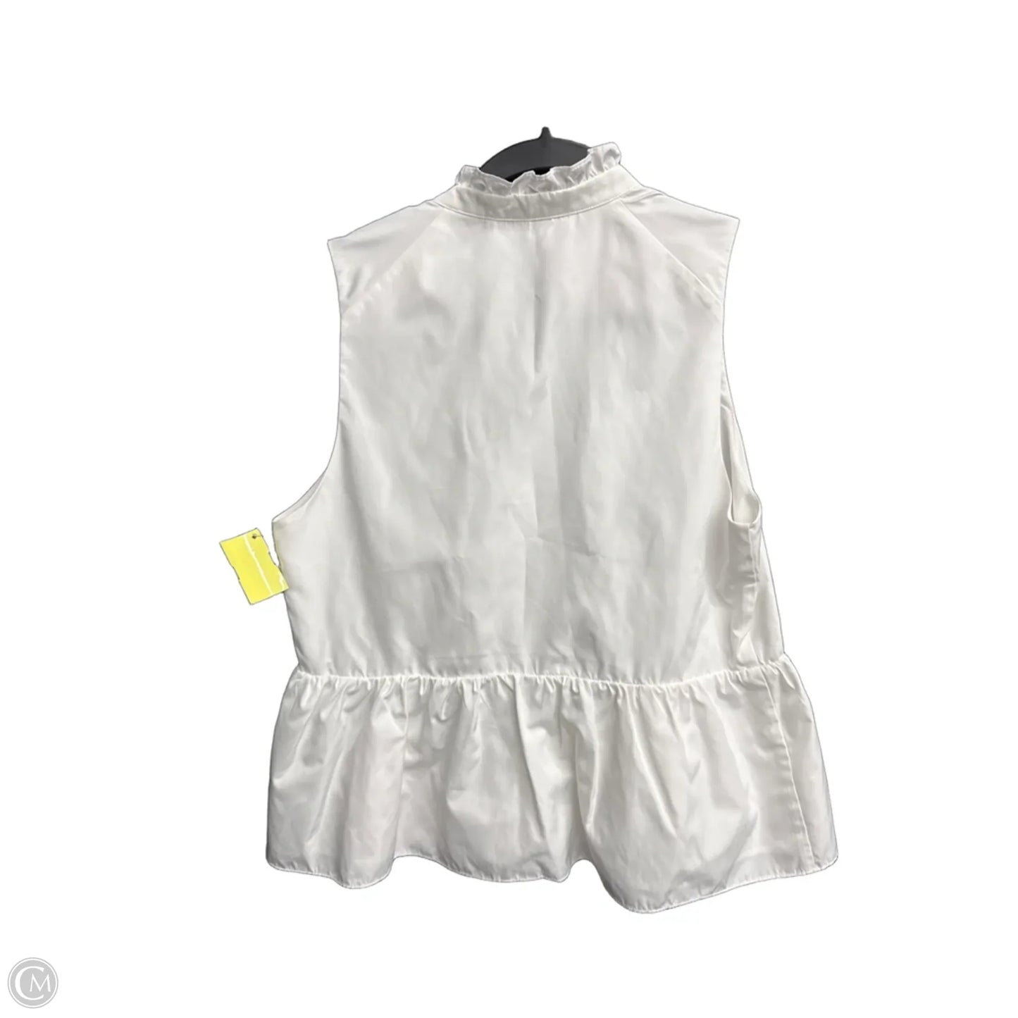 Top Sleeveless By Amanda Uprichard In White, Size: M