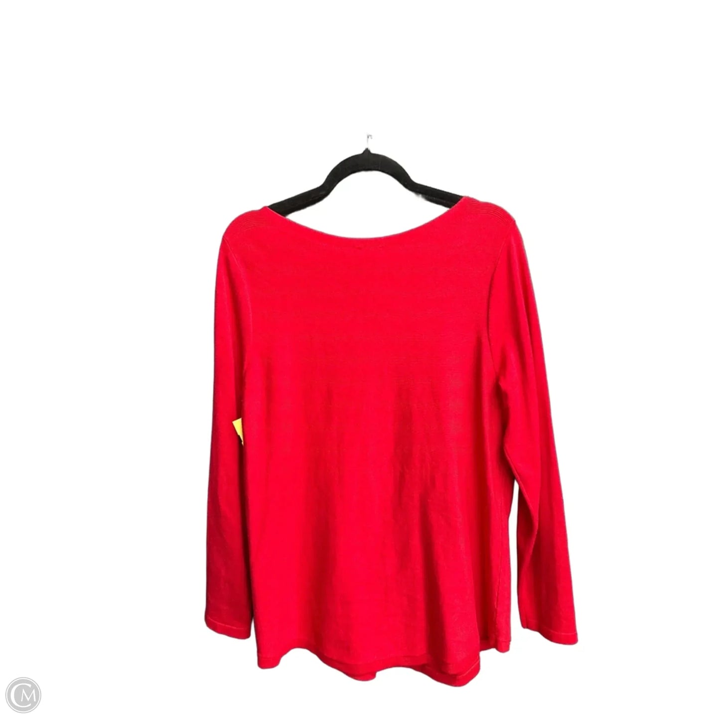 Top Long Sleeve By Chicos In Red, Size: L