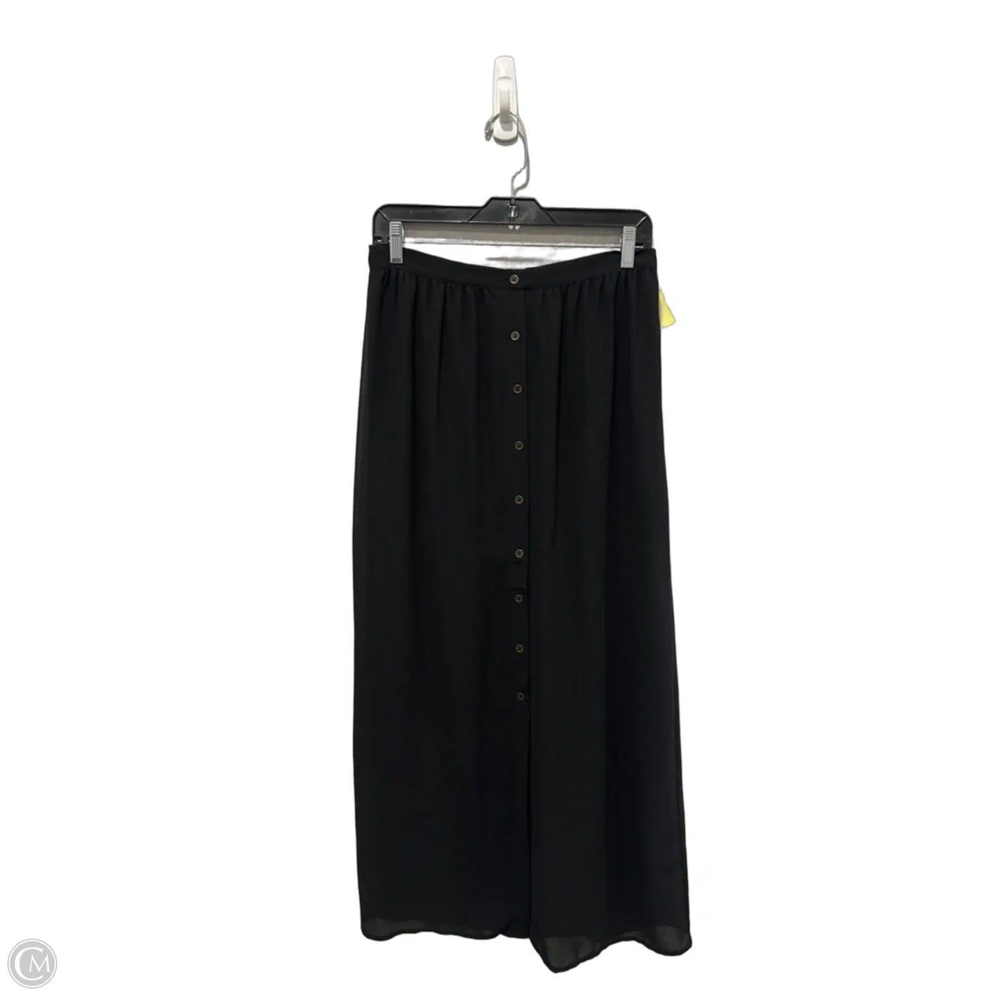 Skirt Maxi By Forever 21 In Black, Size: 8
