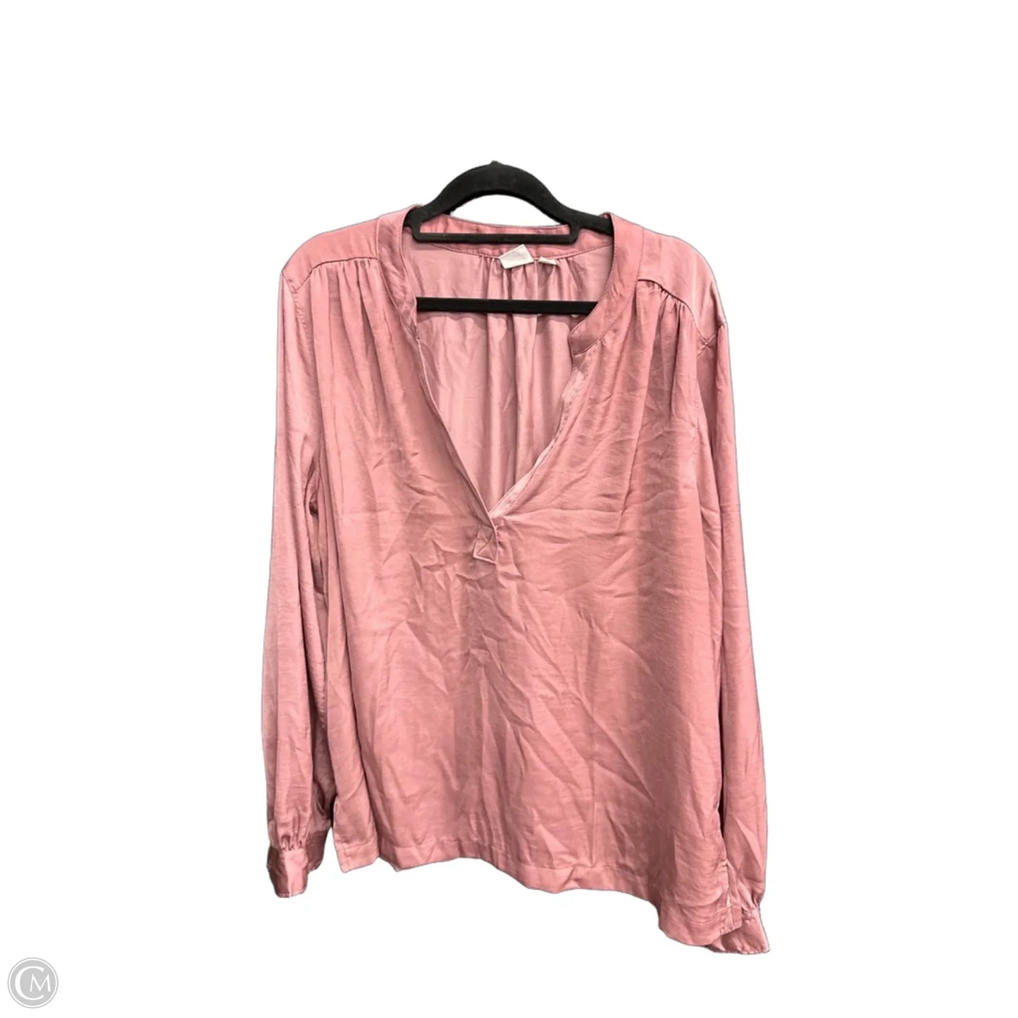 Top Long Sleeve By Gap In Mauve, Size: L