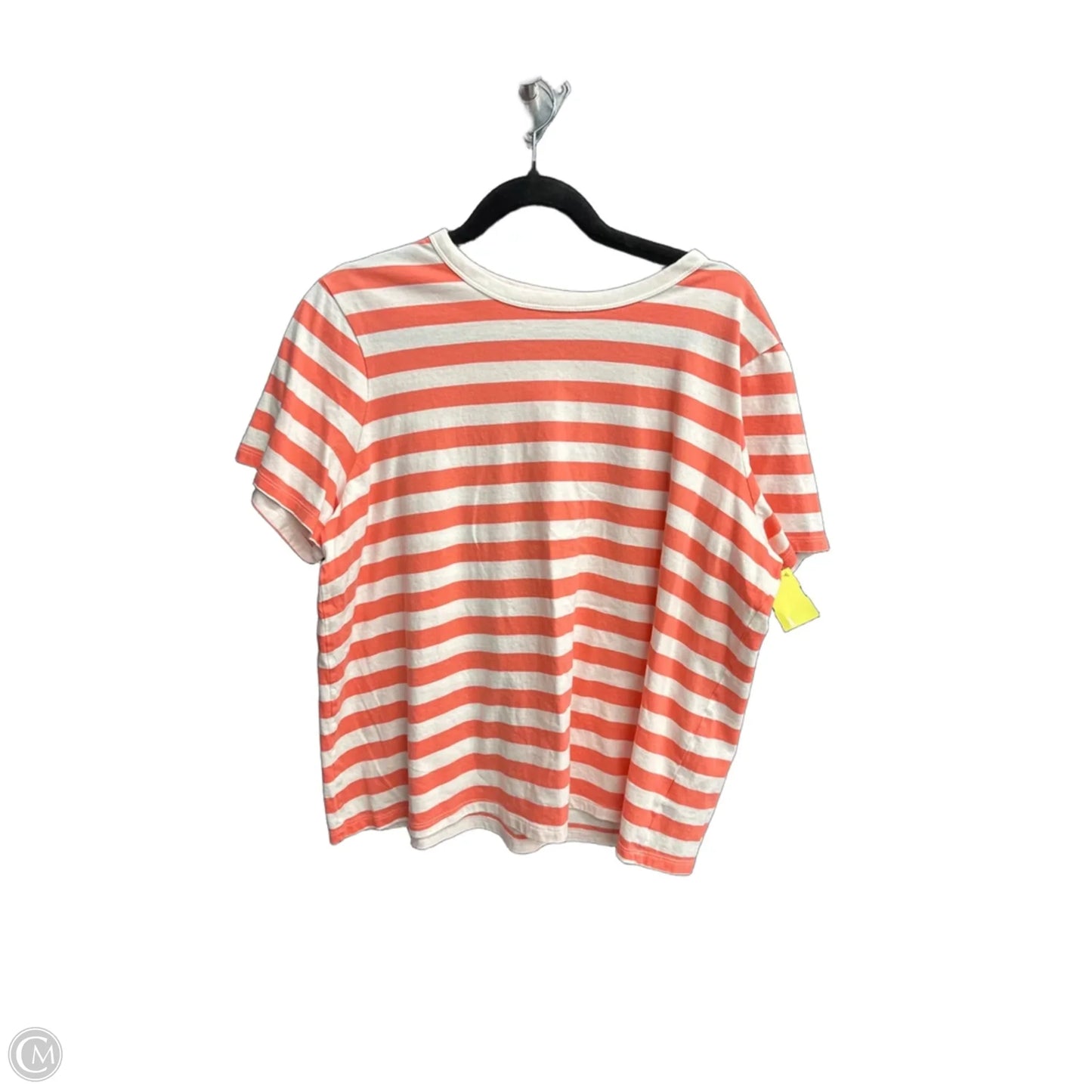 Top Short Sleeve Basic By Old Navy In Striped Pattern, Size: Xl