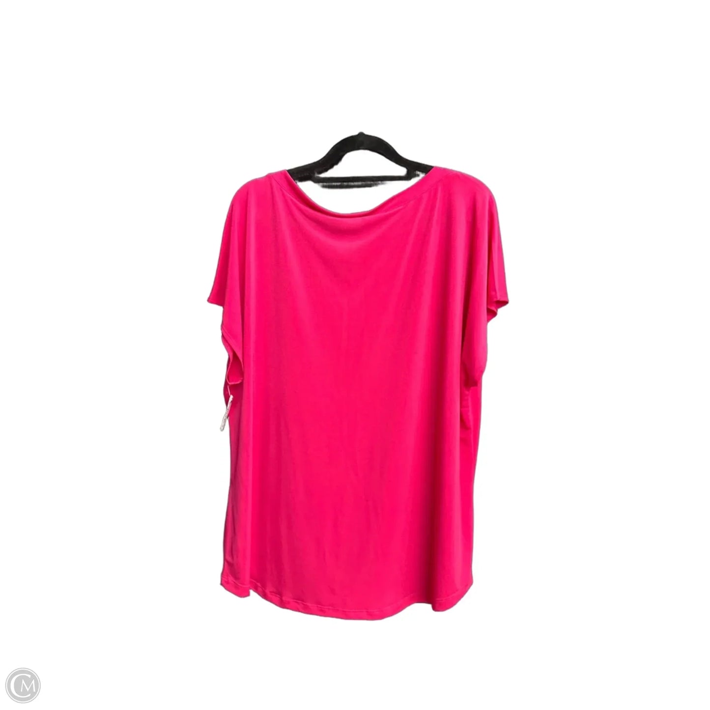 Top Short Sleeve By Chicos In Pink, Size: Xl