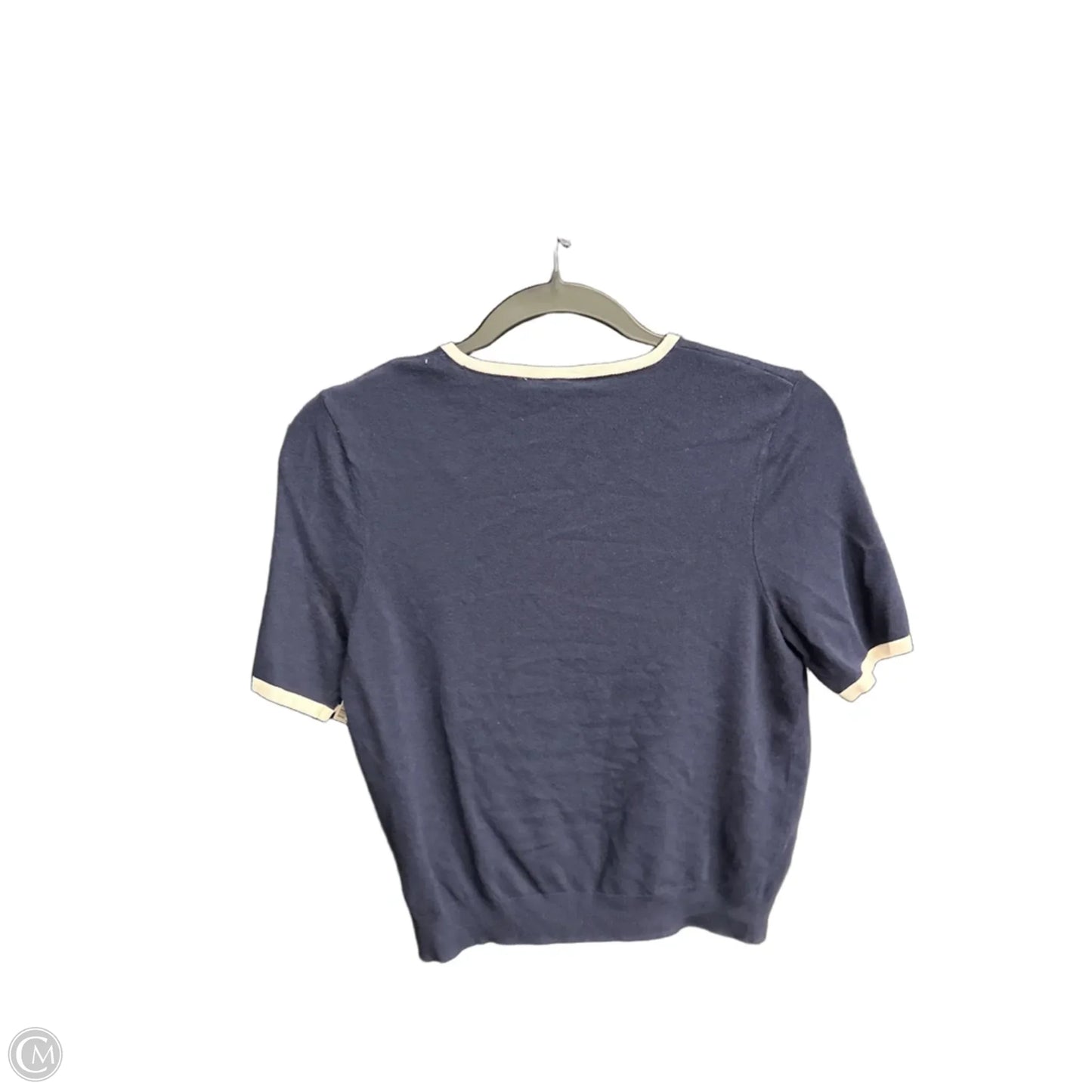 Top Short Sleeve By Divided In Navy, Size: M