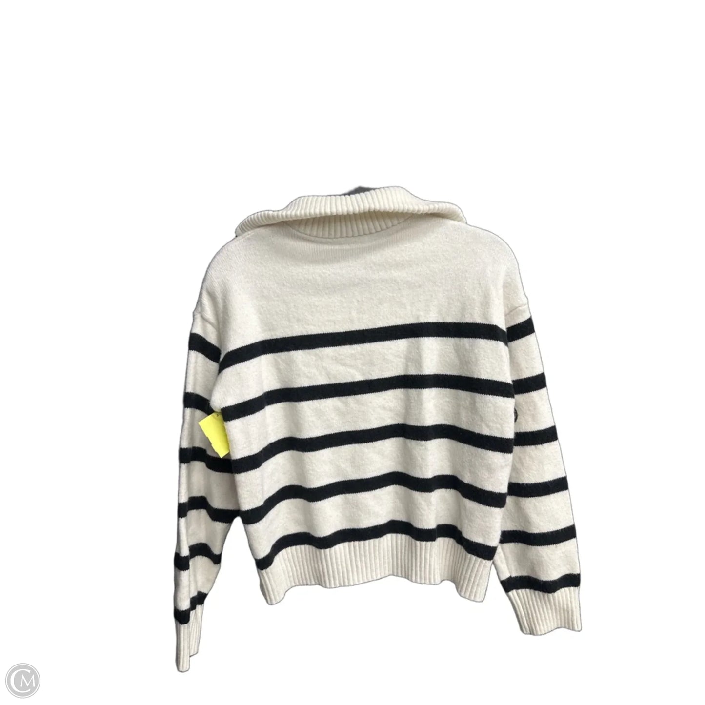 Sweater By Clothes Mentor In Striped Pattern, Size: M