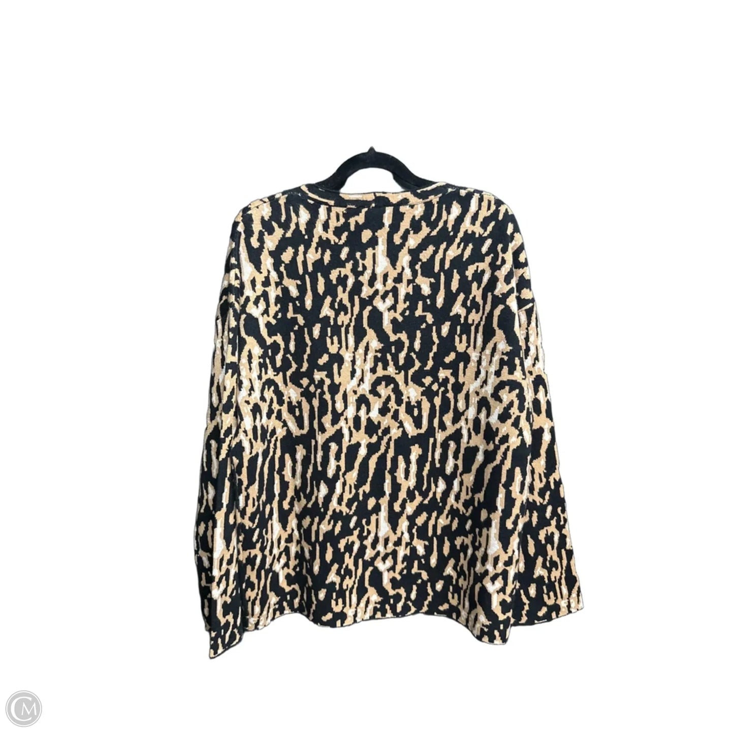 Sweater By Express In Black & Tan, Size: Xs