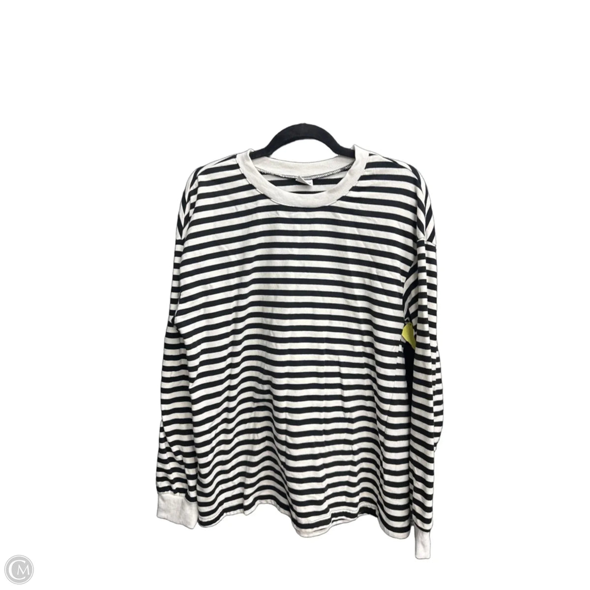 Top Long Sleeve By Wiholl In Striped Pattern, Size: L