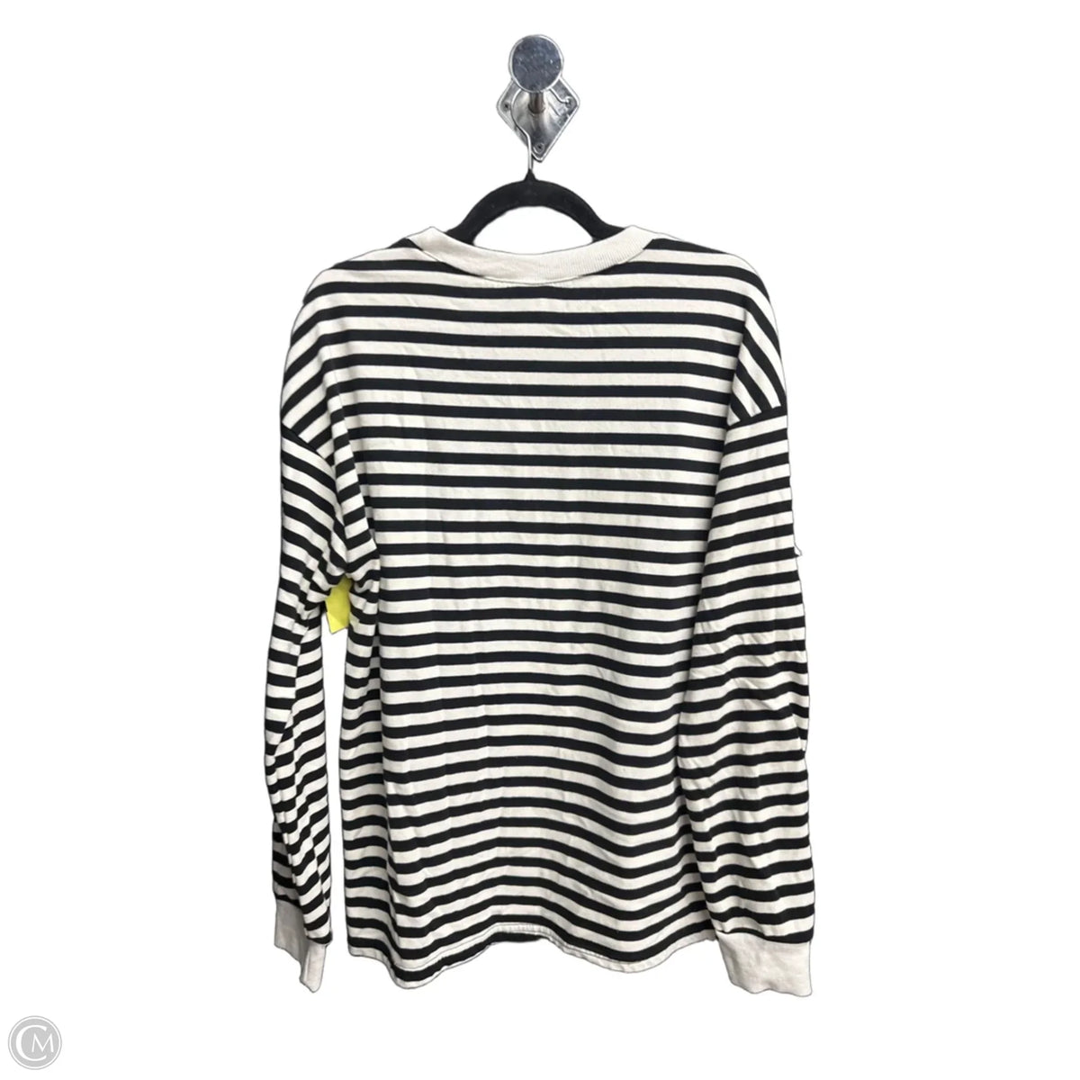 Top Long Sleeve By Wiholl In Striped Pattern, Size: L