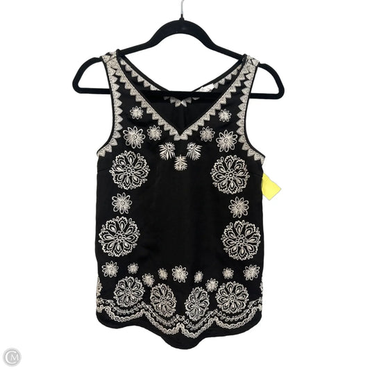 Top Sleeveless By Thml In Black & Cream, Size: Xs