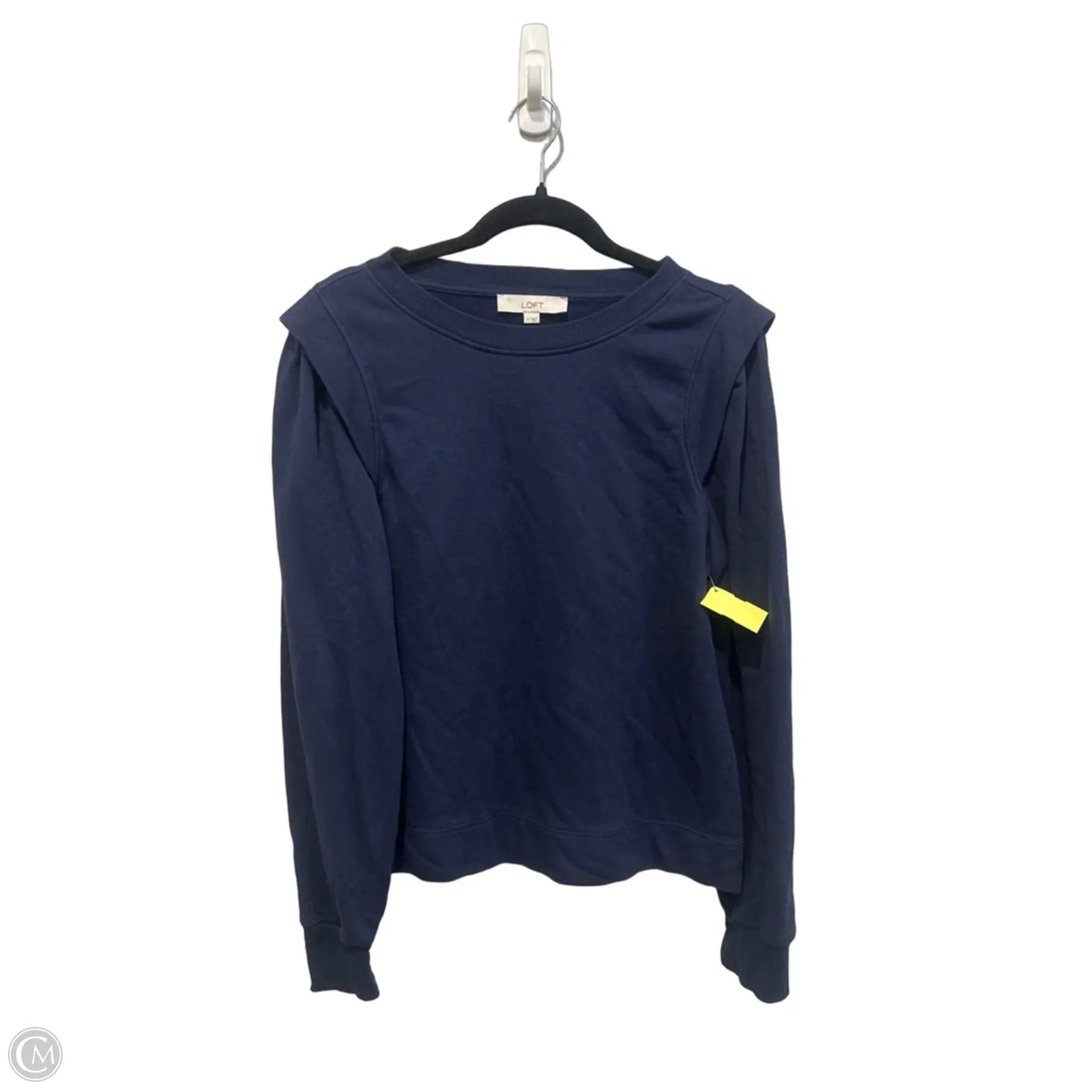 Top Long Sleeve By Loft In Navy, Size: M