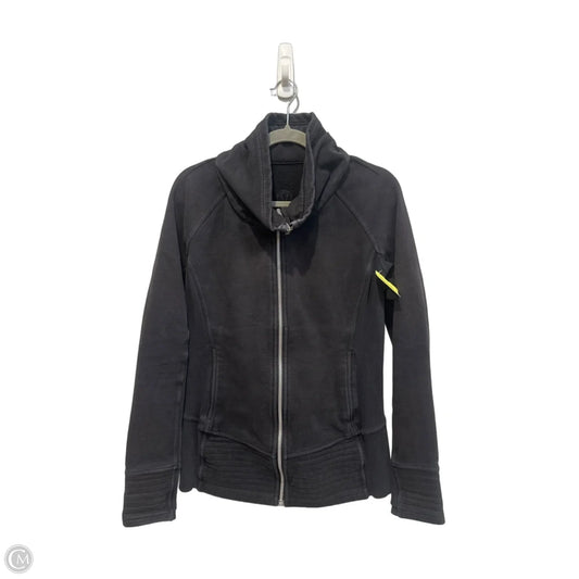 Athletic Jacket By Lululemon In Black, Size: M