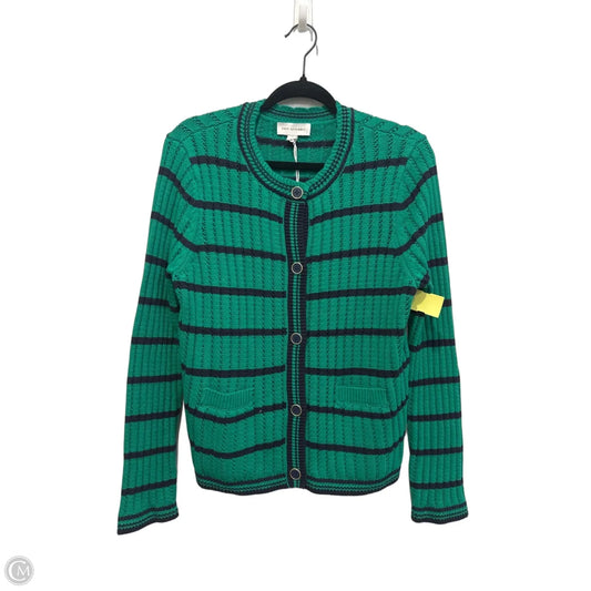 Sweater Cardigan By Free Assembly In Green, Size: L
