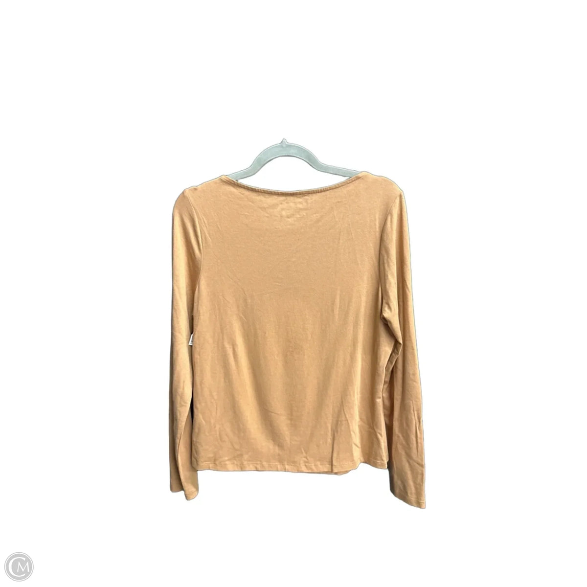 Top Long Sleeve Basic By Tahari In Brown, Size: M