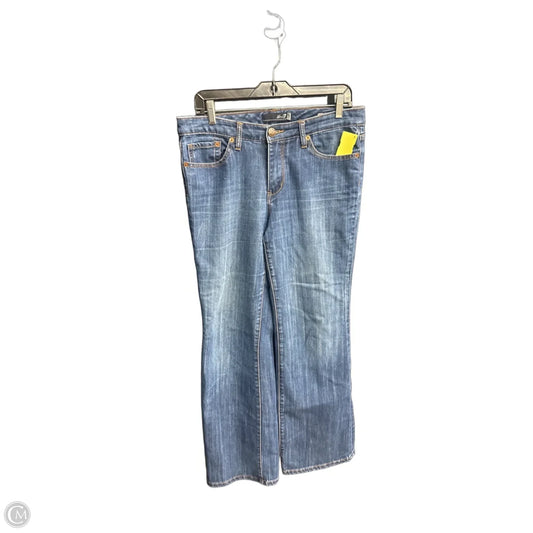 Jeans Flared By Seven 7 In Blue Denim, Size: 8