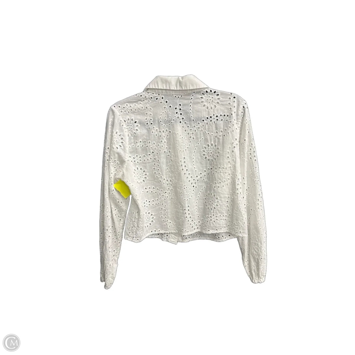 Top Long Sleeve By Love In White, Size: S
