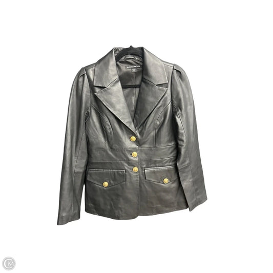 Jacket Moto By Boston Proper In Black, Size: Xs