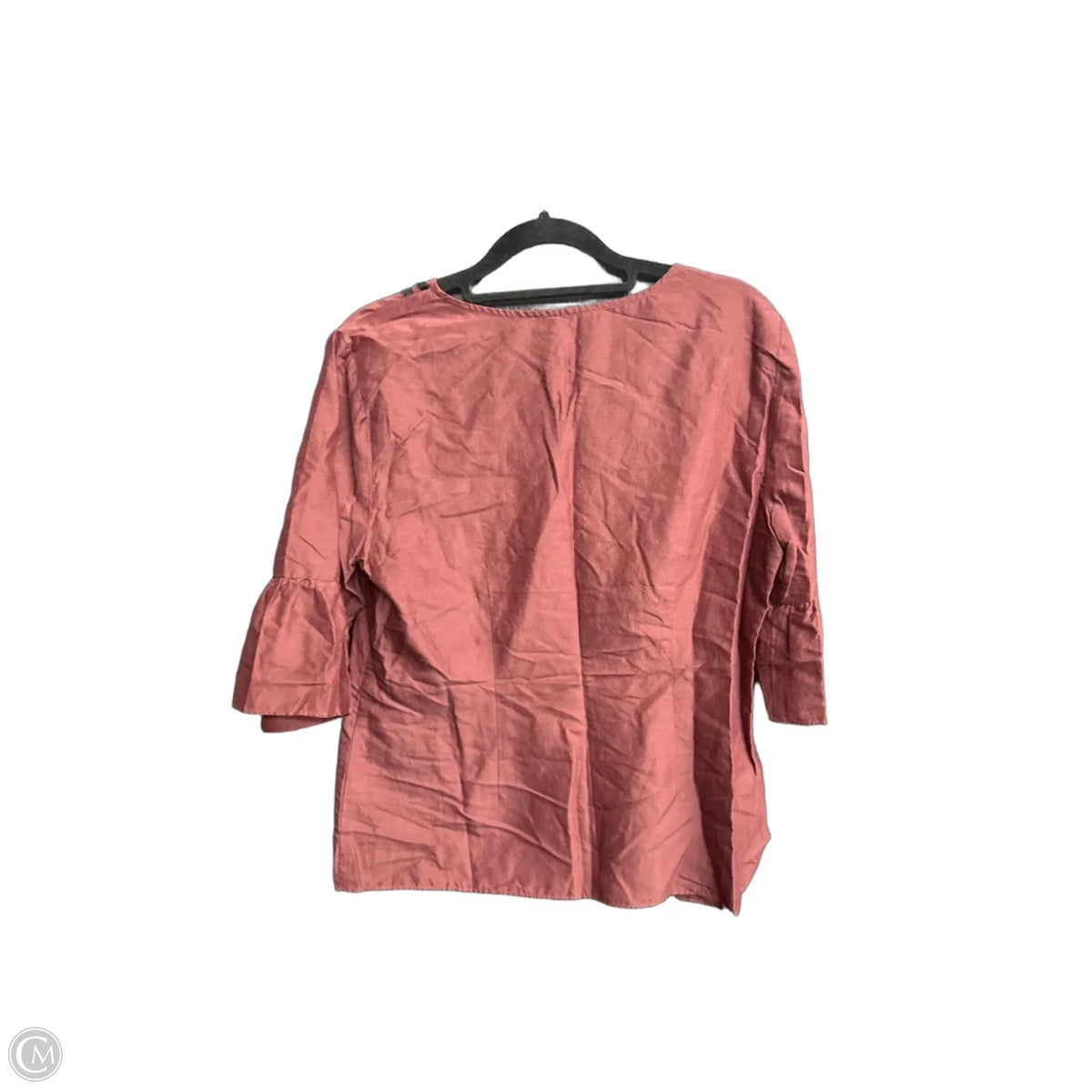 Top 3/4 Sleeve By Talbots In Maroon, Size: S