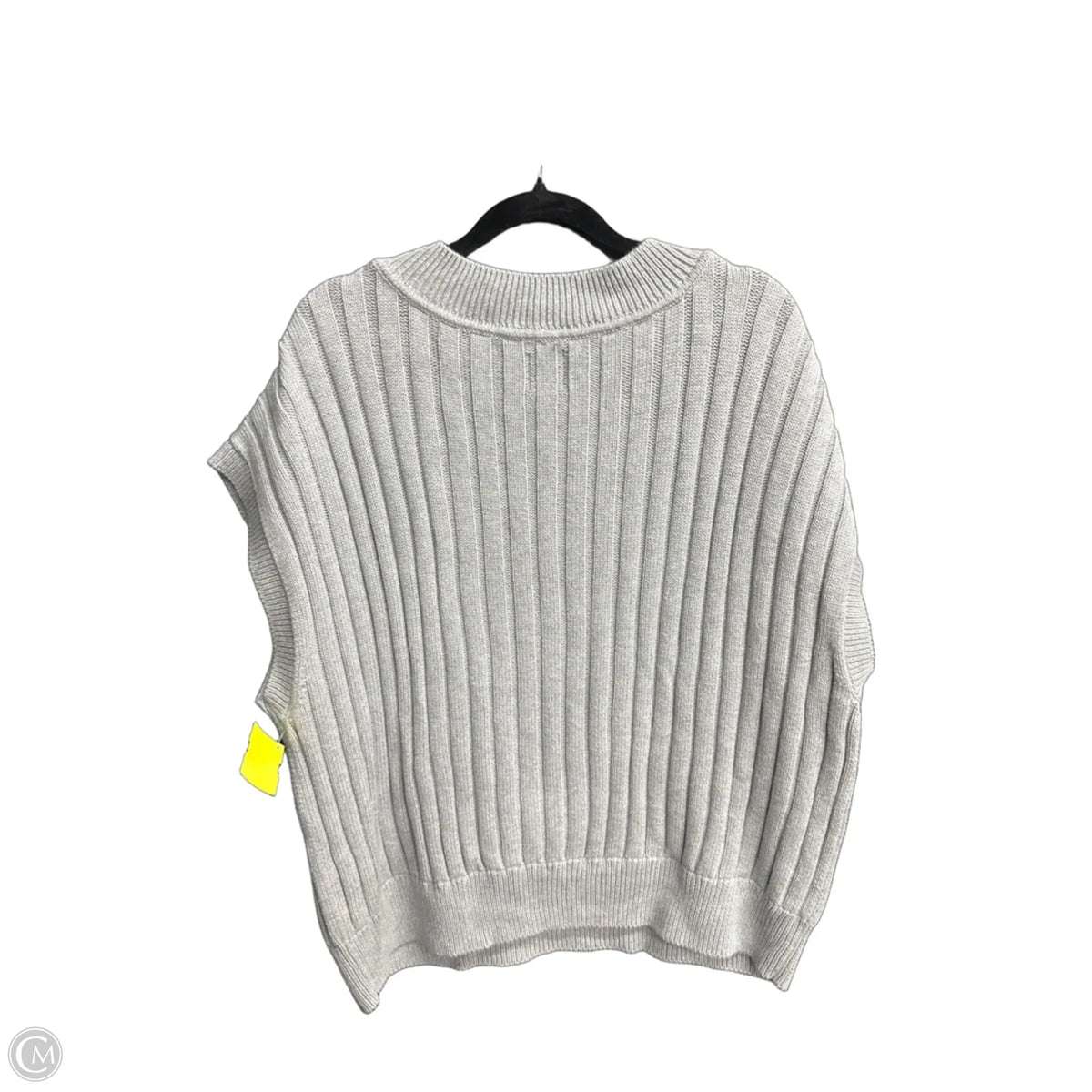 Vest Sweater By Gap In Grey, Size: L
