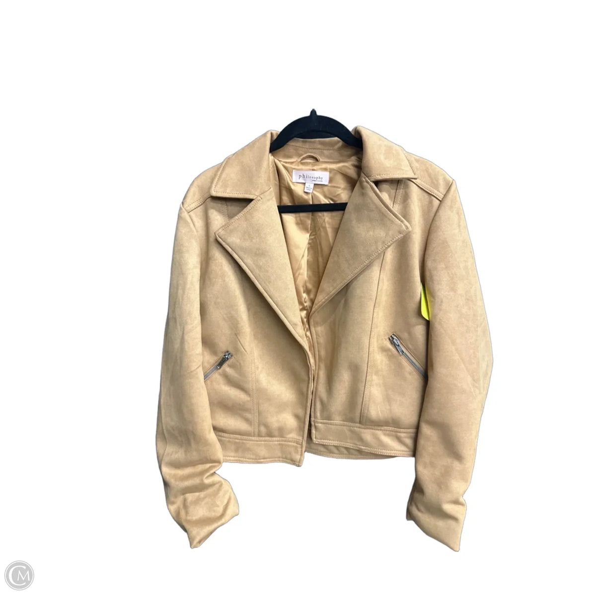 Jacket Moto By Philosophy In Brown, Size: L
