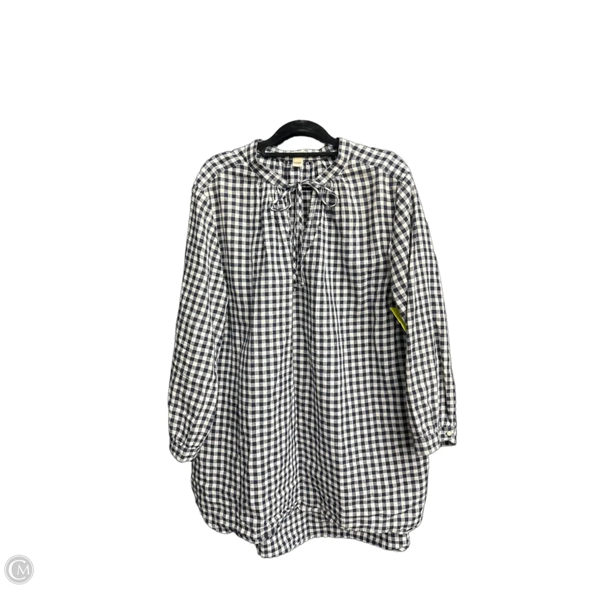 Top Long Sleeve By J. Crew In Plaid Pattern, Size: L