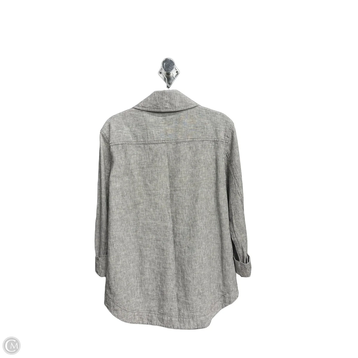 Top Long Sleeve By Loft In Striped Pattern, Size: Xs