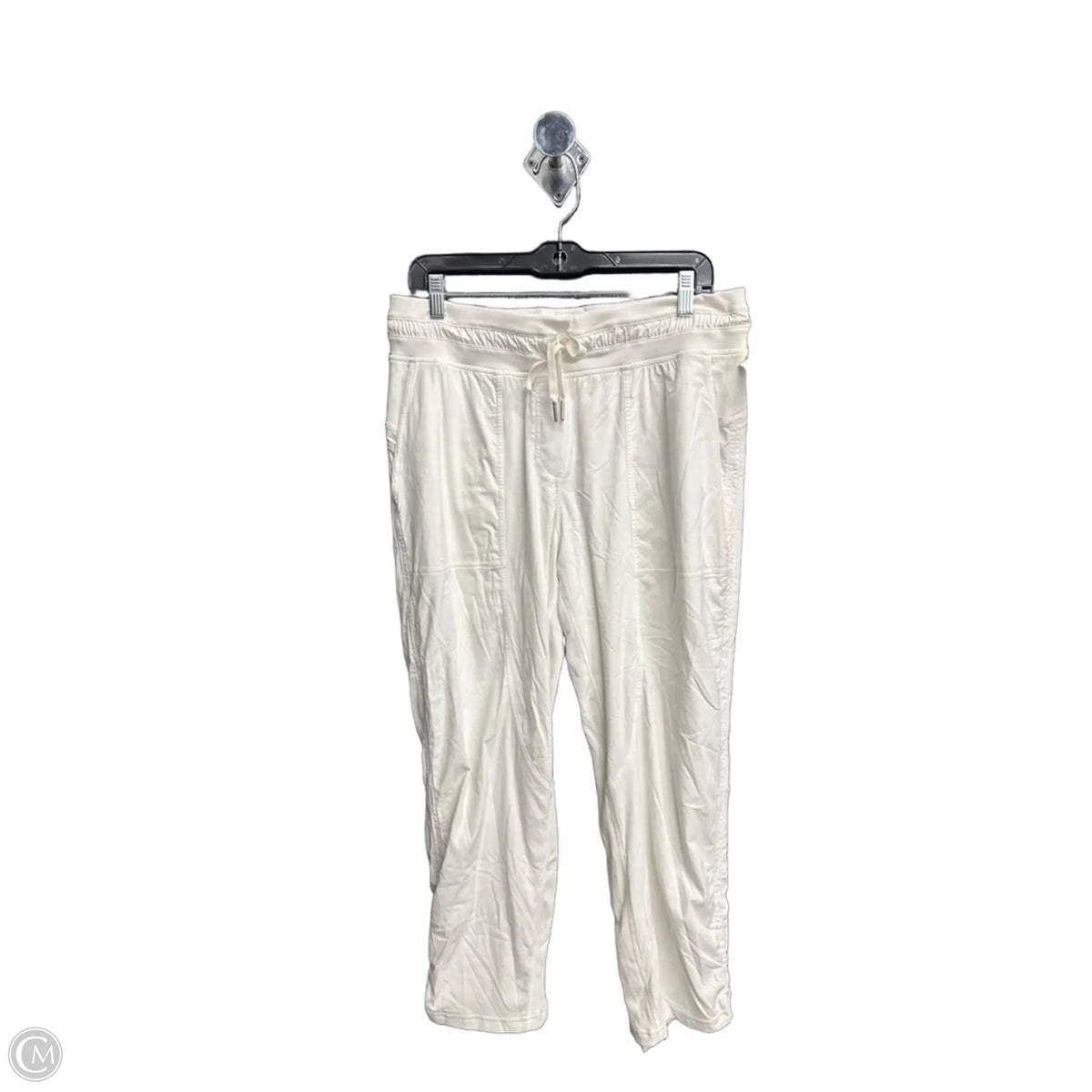 Athletic Pants By Lululemon In White, Size: M