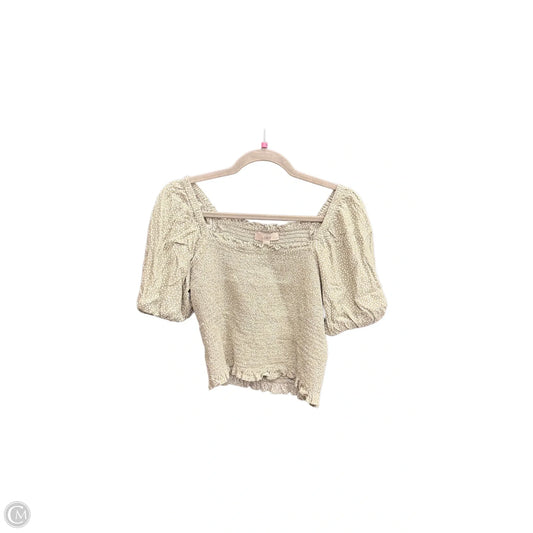 Top Short Sleeve By Loft In Green, Size: Xsp