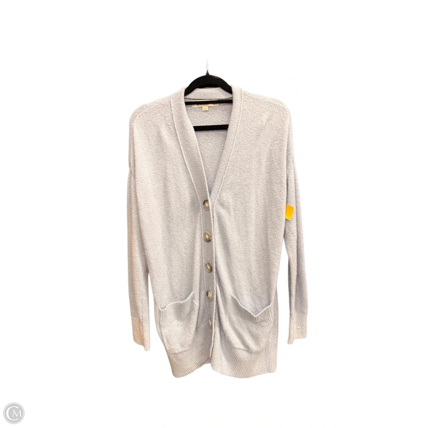 Sweater Cardigan By Loft In Blue, Size: Xxsp