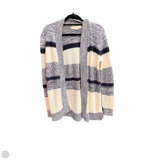 Sweater Cardigan By Loft In Navy, Size: S