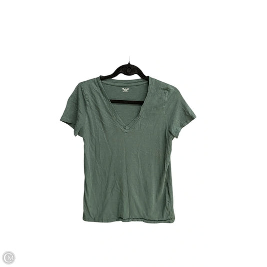 Top Short Sleeve By Madewell In Green, Size: S