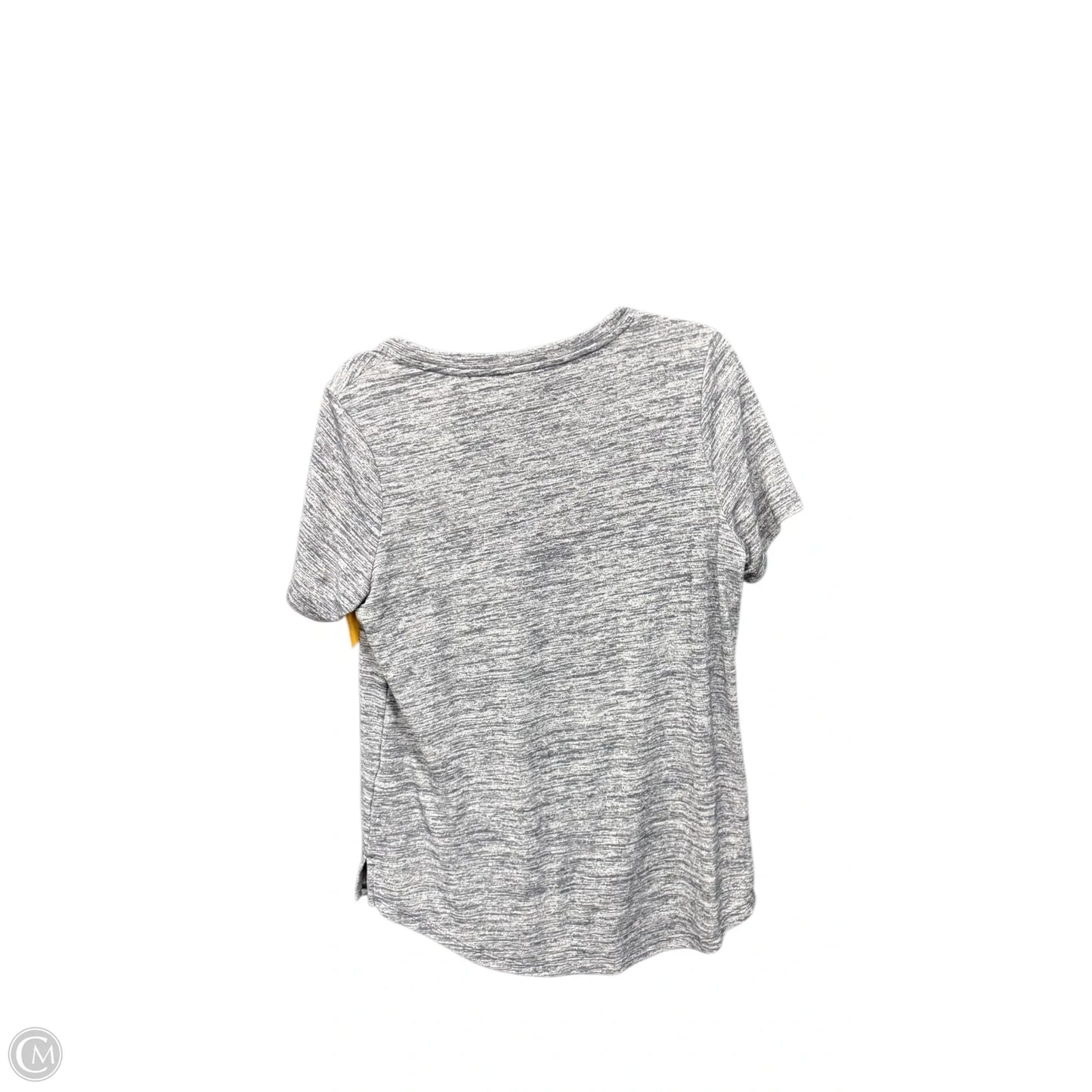 Athletic Top Short Sleeve By Athleta In Grey, Size: L