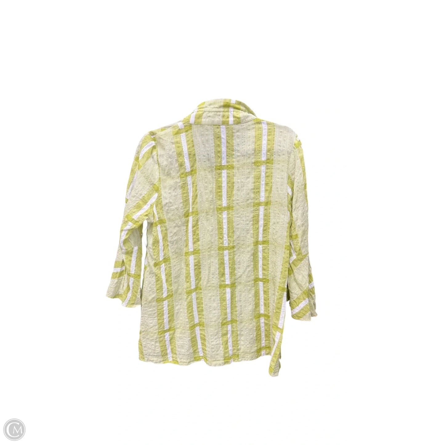 Top Long Sleeve By Clothes Mentor In Geometric Pattern, Size: M