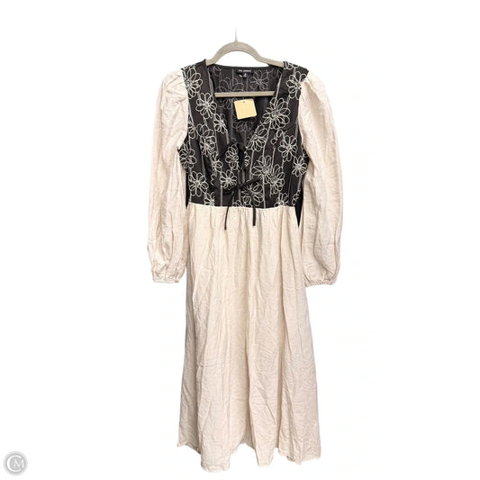 Dress Casual Maxi By Blu Pepper In Black & Cream, Size: M