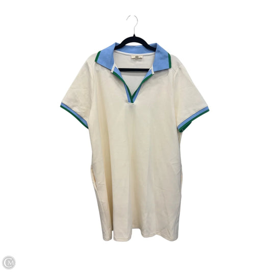 Dress Casual Short By Entro In Cream, Size: Xl