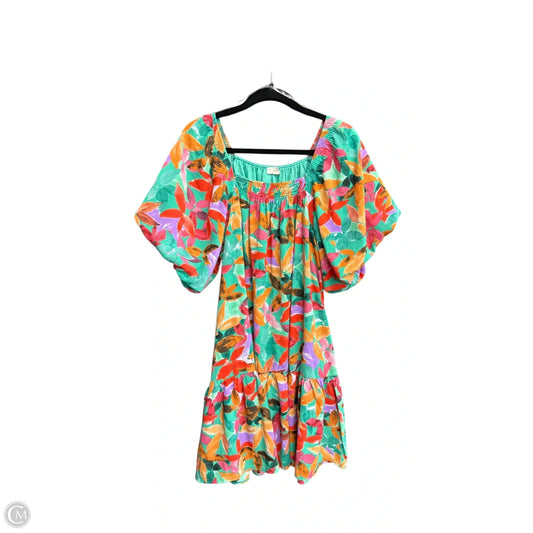 Dress Casual Short By Entro In Floral Print, Size: Xl