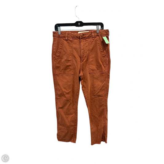Jeans Straight By Amo In Orange Denim, Size: 8