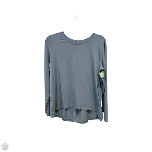 Athletic Top Long Sleeve Crewneck By Athleta In Blue, Size: S