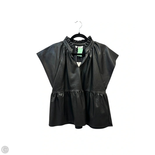 Top Short Sleeve By Thml In Black, Size: M