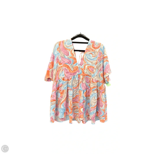 Top Short Sleeve By Entro In Multi-colored, Size: M