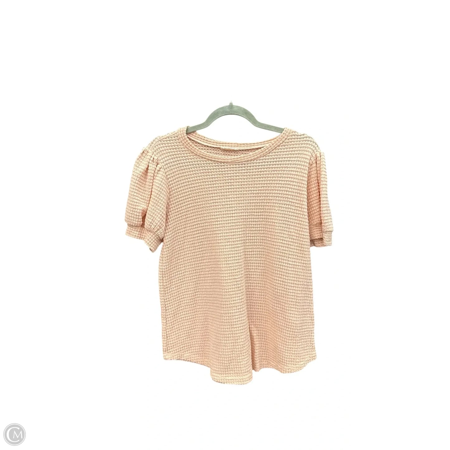 Top Short Sleeve By Les Amis In Pink, Size: M