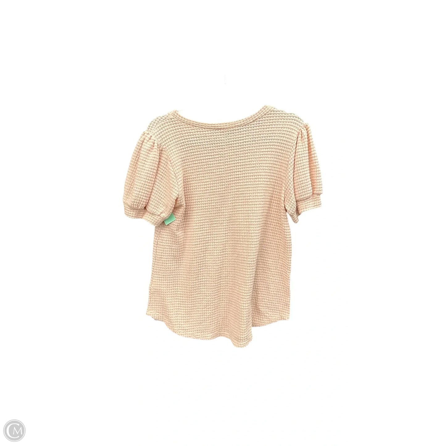 Top Short Sleeve By Les Amis In Pink, Size: M