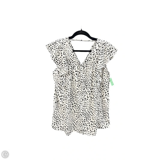 Top Sleeveless By Clothes Mentor In Animal Print, Size: L