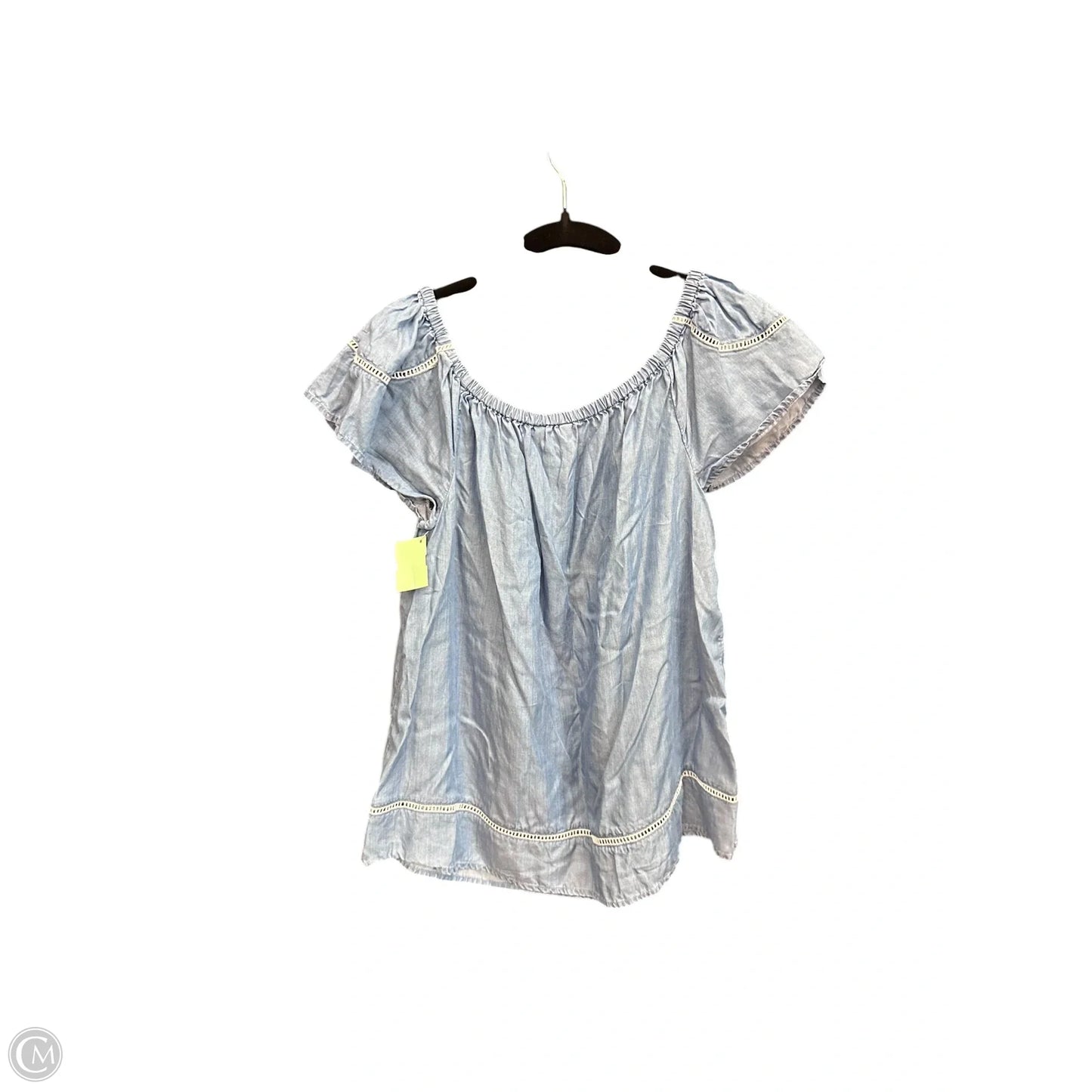 Top Short Sleeve By Crown And Ivy In Blue, Size: M