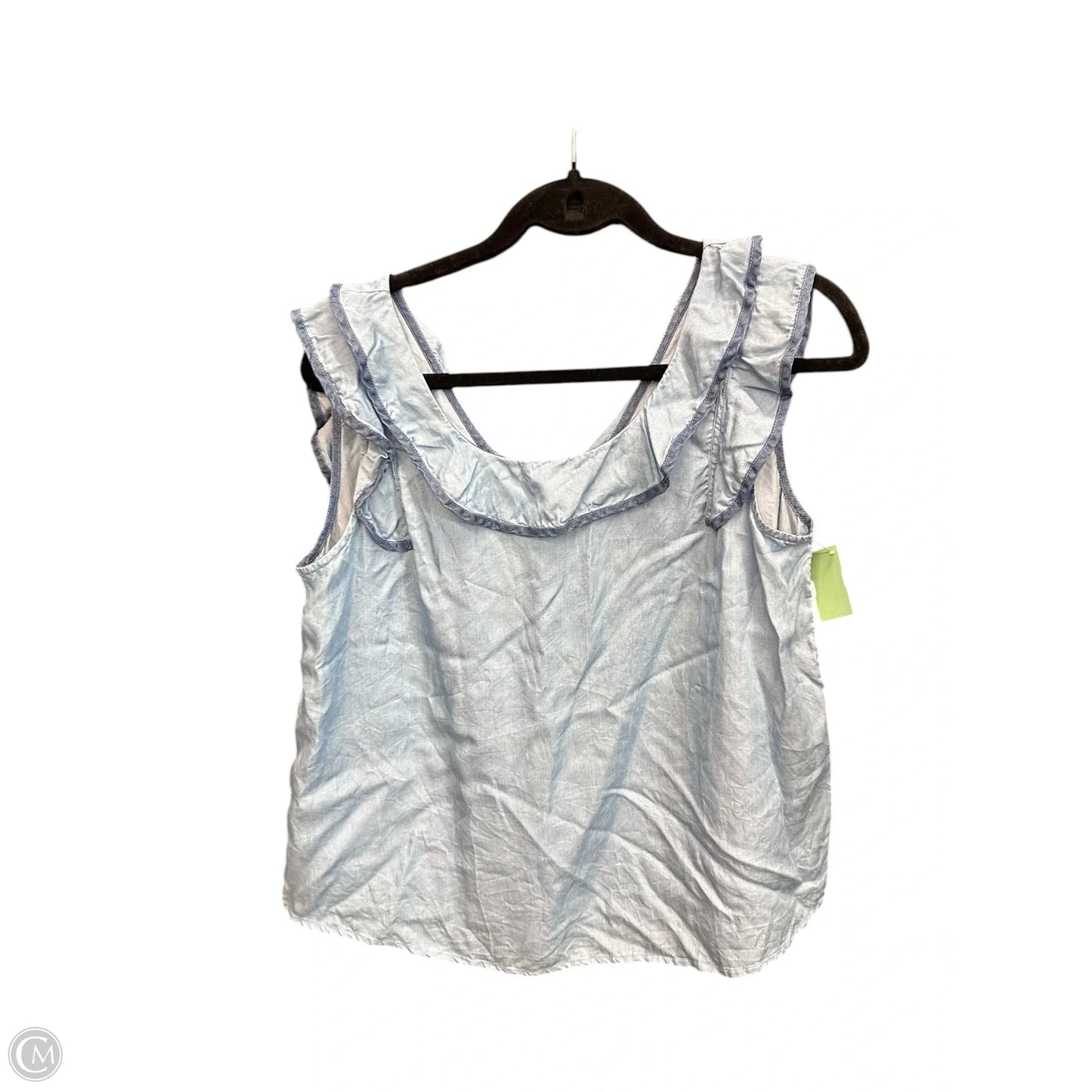 Top Sleeveless By Crown And Ivy In Blue, Size: Mp